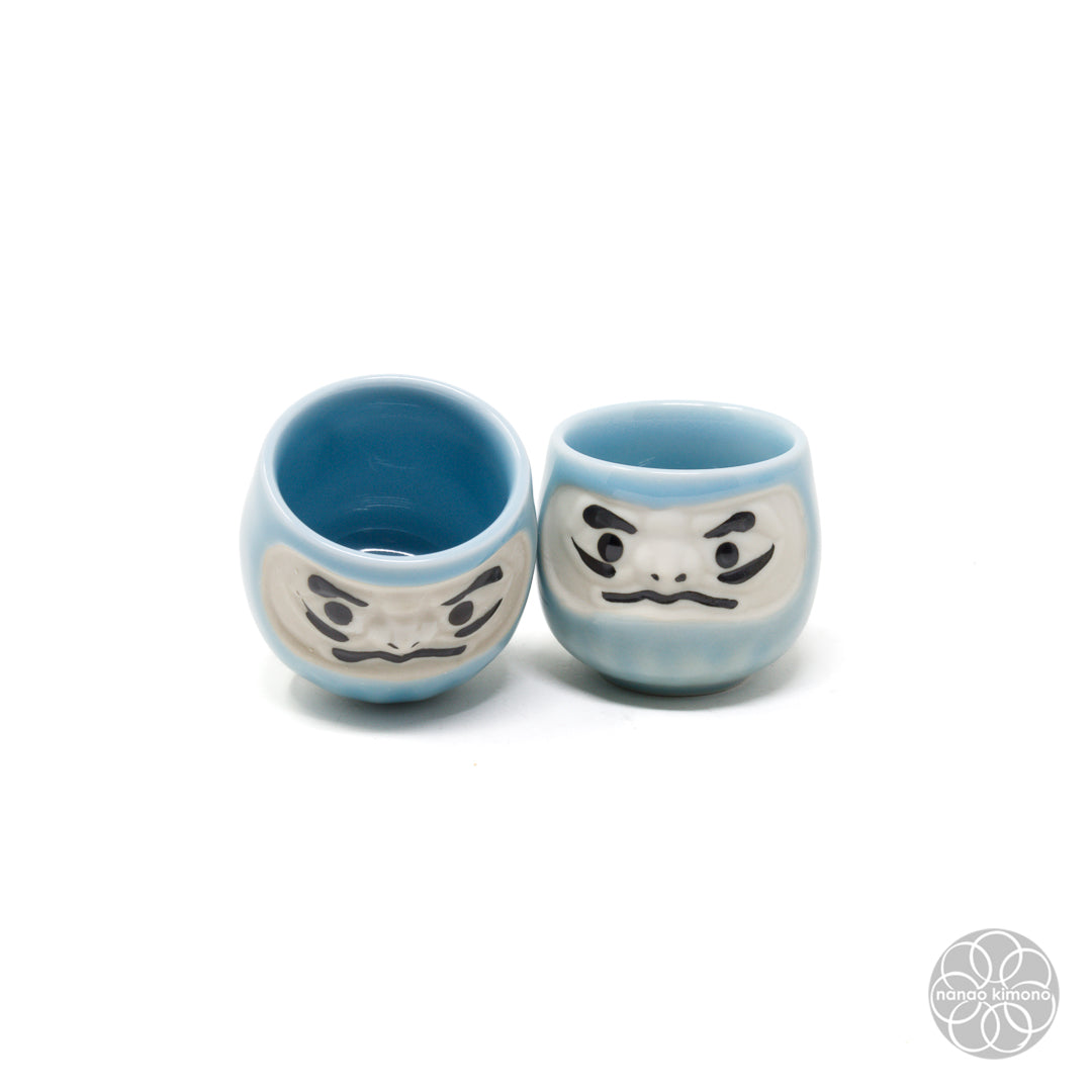 Sake Set - Daruma Blue