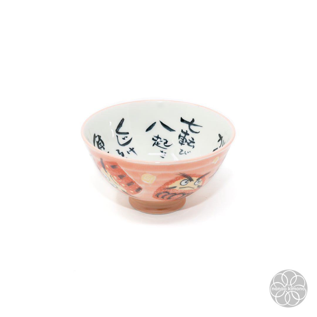 Rice Bowl - Daruma Pink