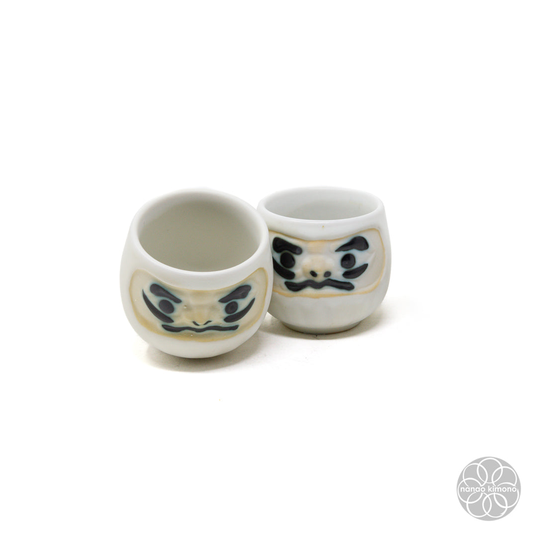 Sake Set - Daruma White