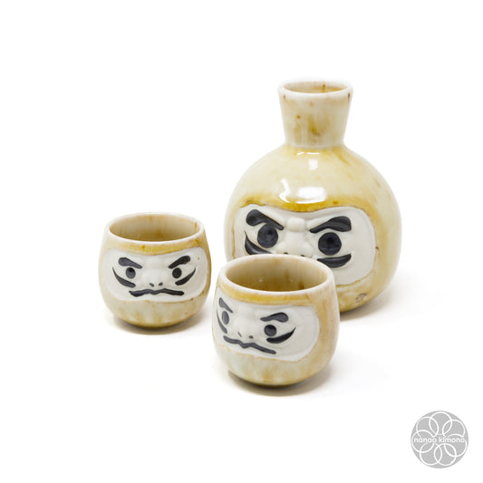 Sake Set - Daruma Yellow