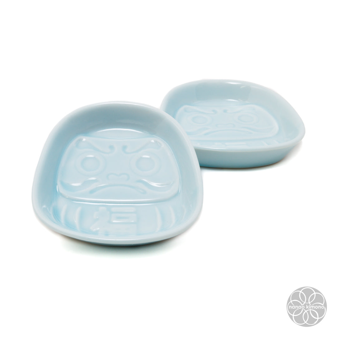 Soy Sauce Dish - Daruma Baby Blue