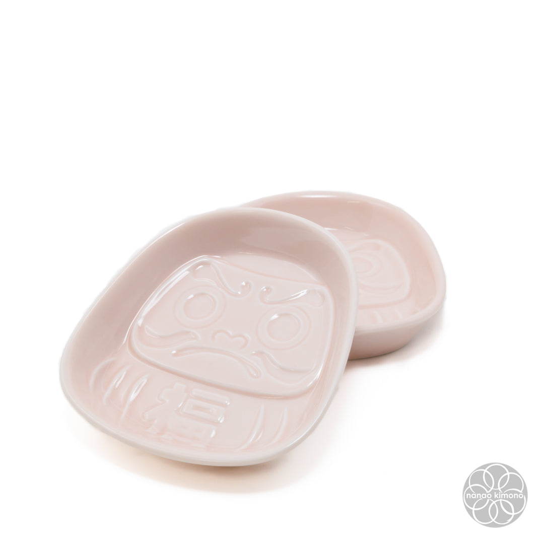 Soy Sauce Dish - Daruma Baby Pink