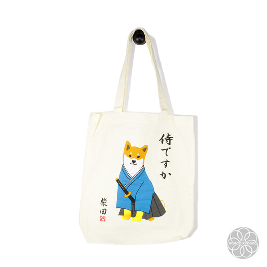 Tote Bag A4 - Shiba "Samurai?"