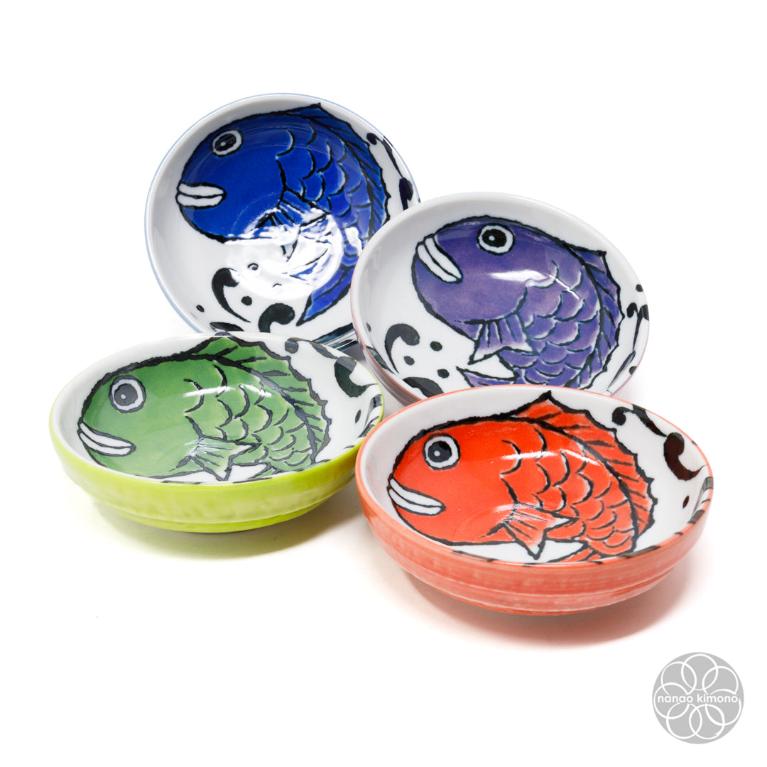 Soy Sauce Dish - Koi Fish (Set of 4)