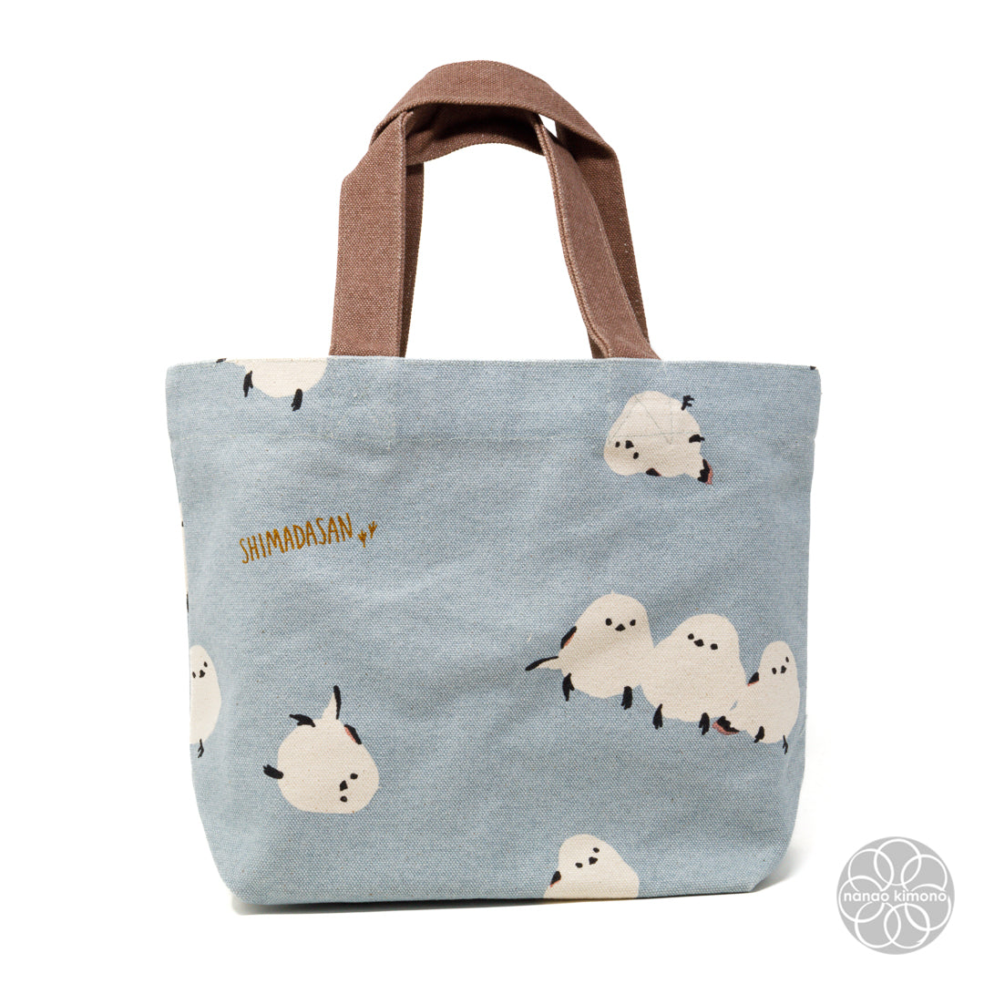 Tote Bag S - Long-tailed Tit Blue