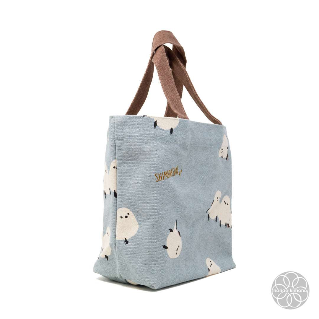 Tote Bag S - Long-tailed Tit Blue