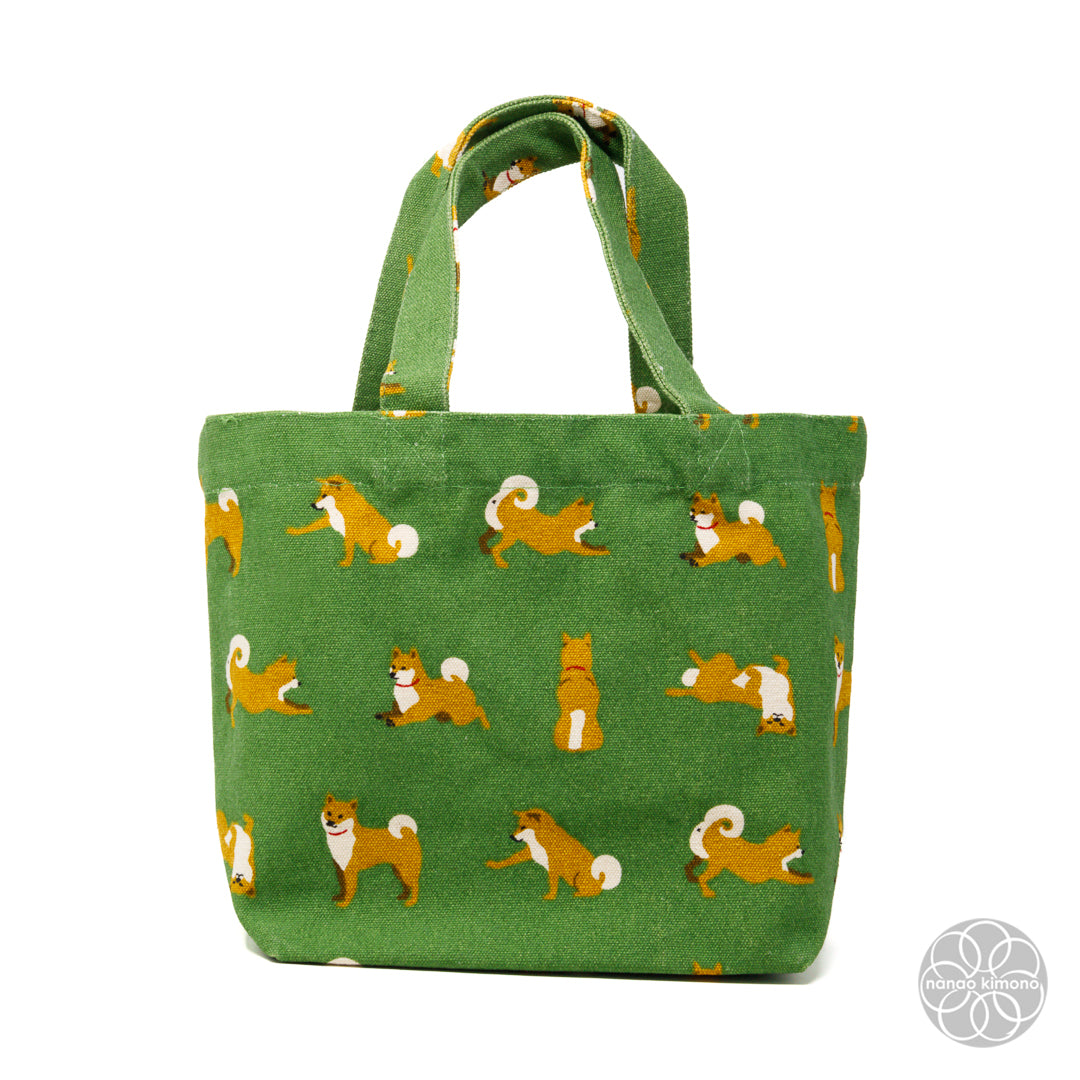 Tote Bag S - Shiba Green