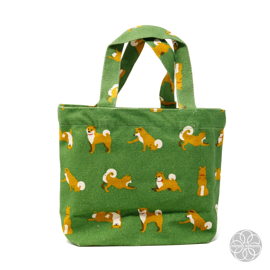 Tote Bag S - Shiba Green