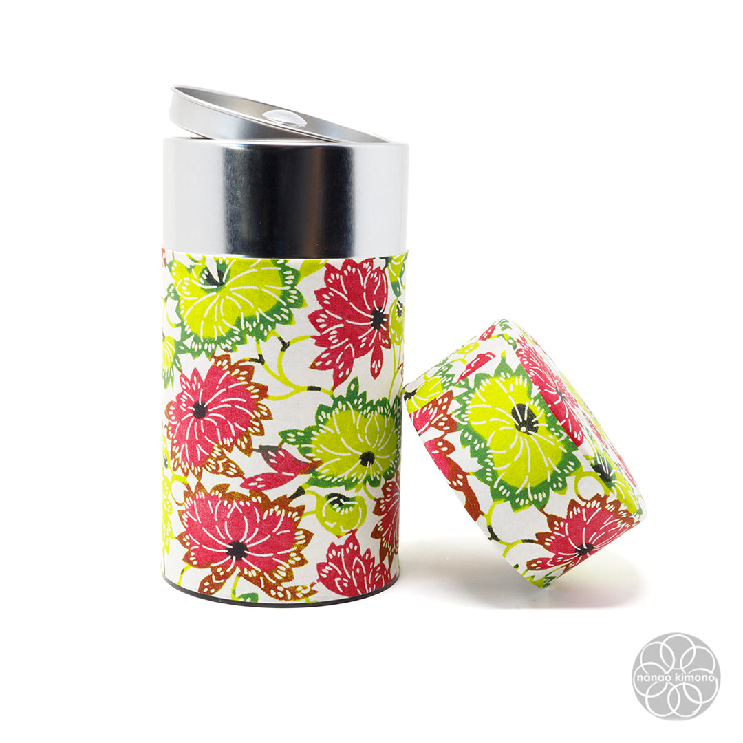 Tea Canister - Summer Flowers