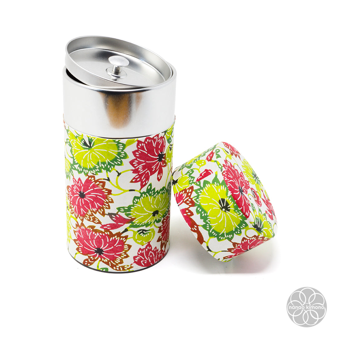 Tea Canister - Summer Flowers