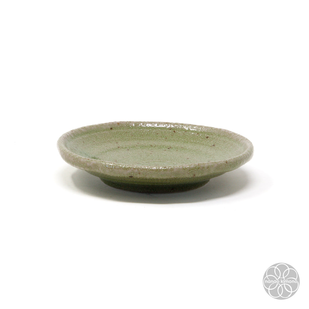 Soy Sauce Dish - Matcha Green Spiral