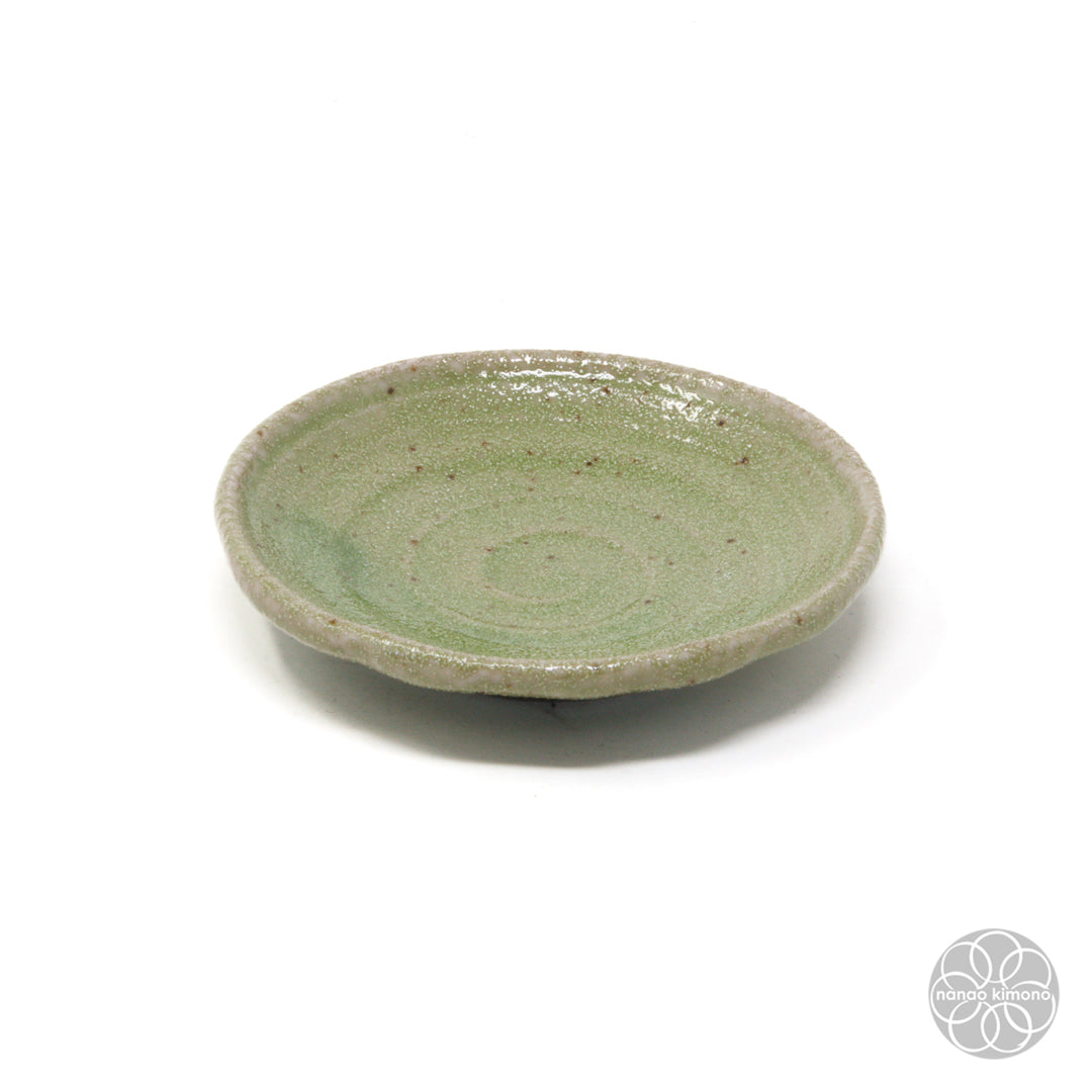 Soy Sauce Dish - Matcha Green Spiral