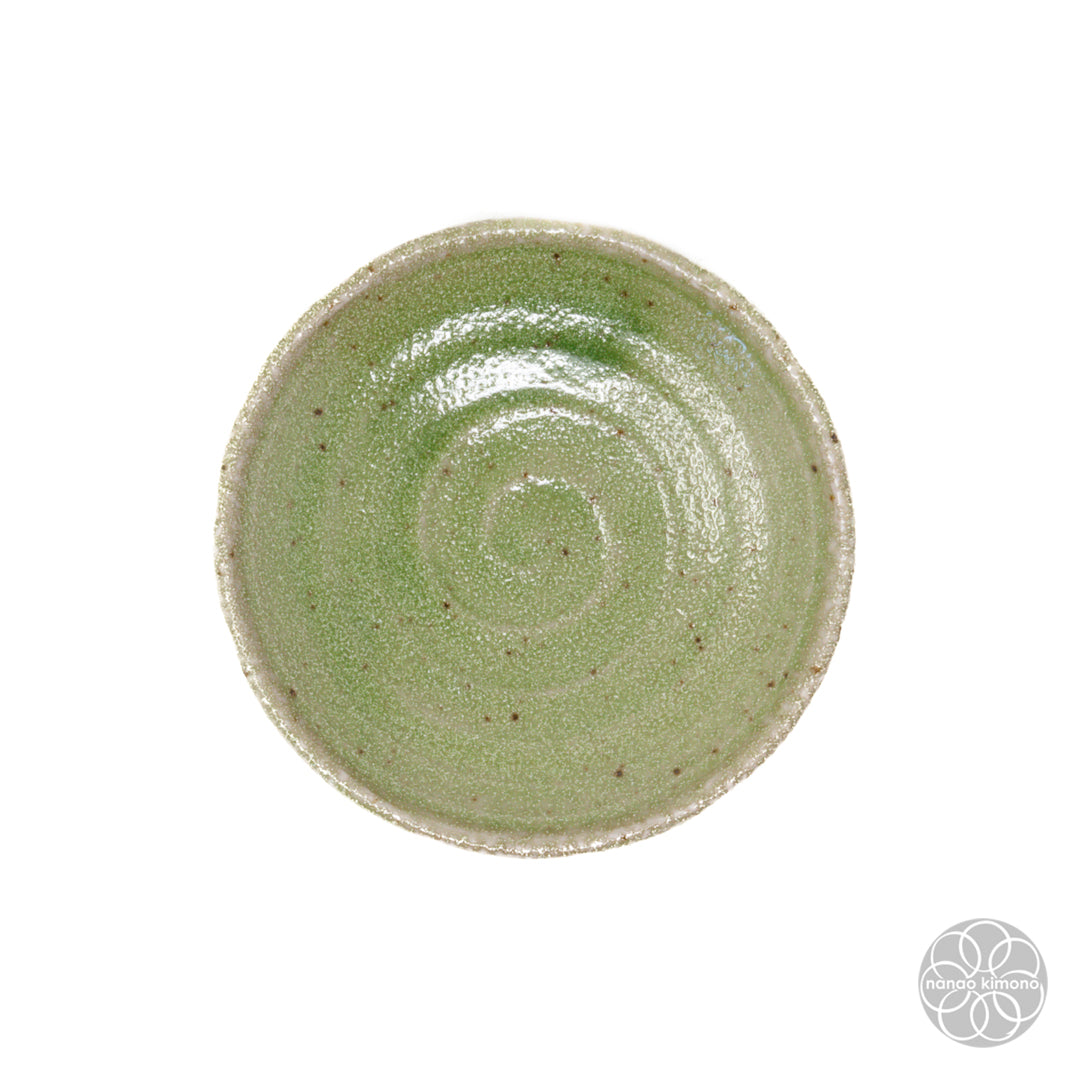 Soy Sauce Dish - Matcha Green Spiral