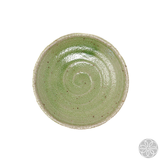 Soy Sauce Dish - Matcha Green Spiral