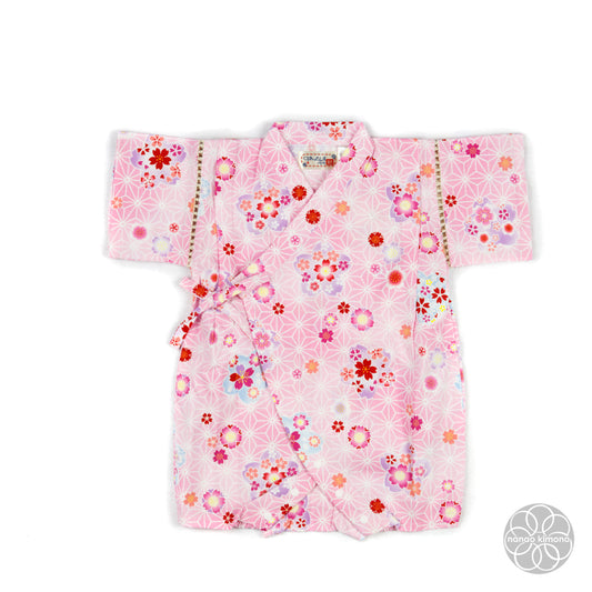 Jinbei - Kids 80cm Flowers on Pink