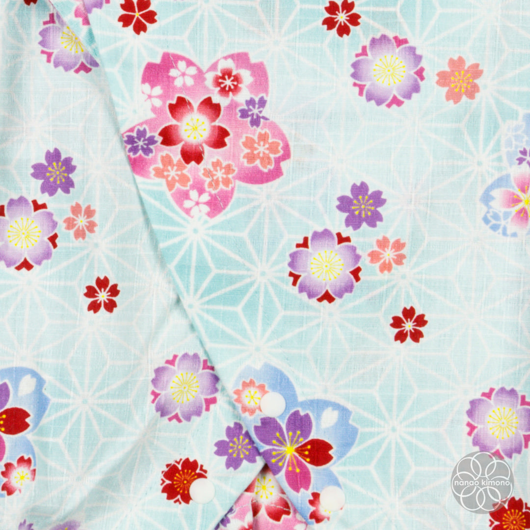 Jinbei - Kids 80cm Flowers on Green