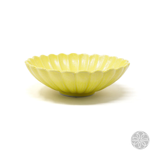 Bowl - Kiku Flower - Yellow