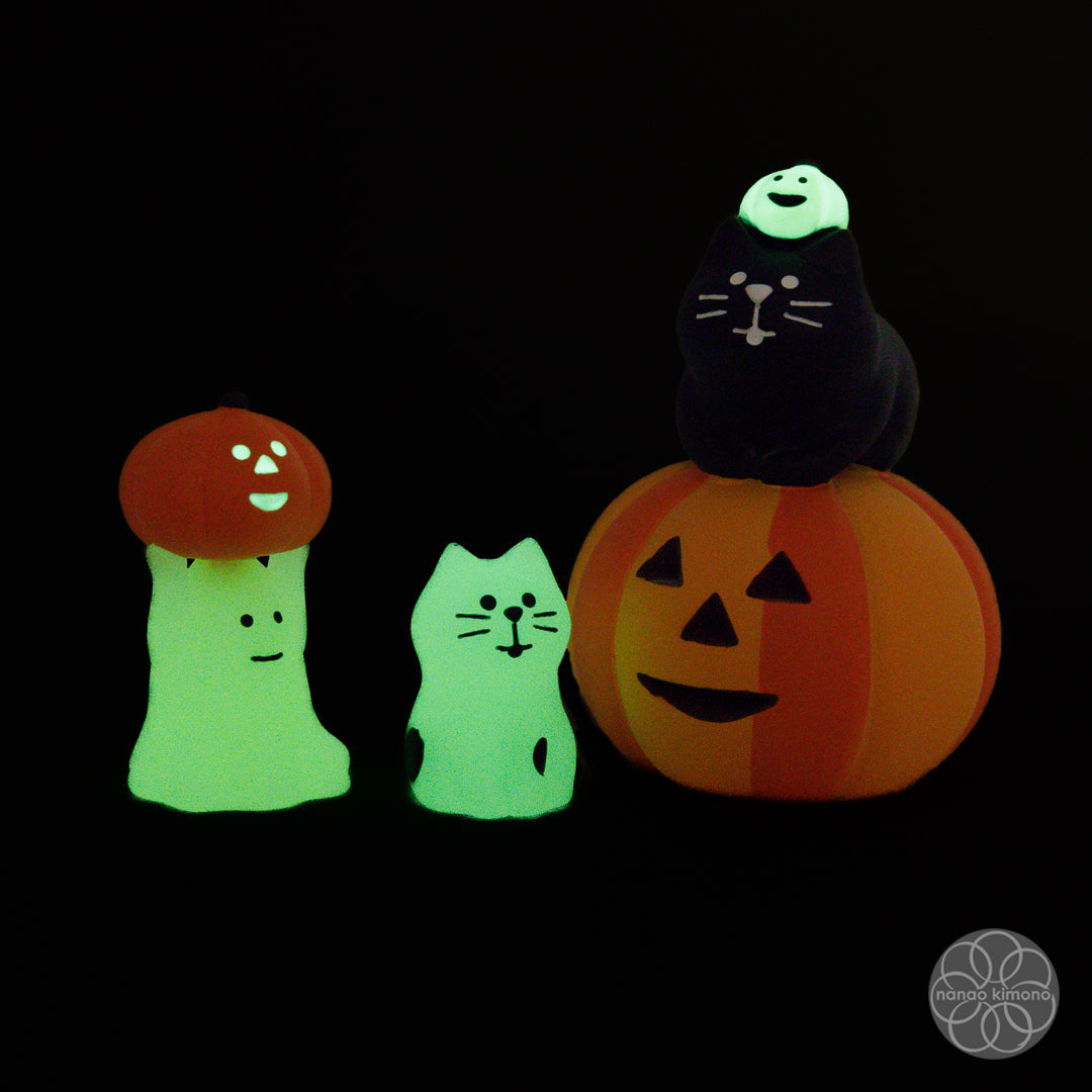 Miniature - Pumpkin & Ghost Glow in Dark (Halloween)