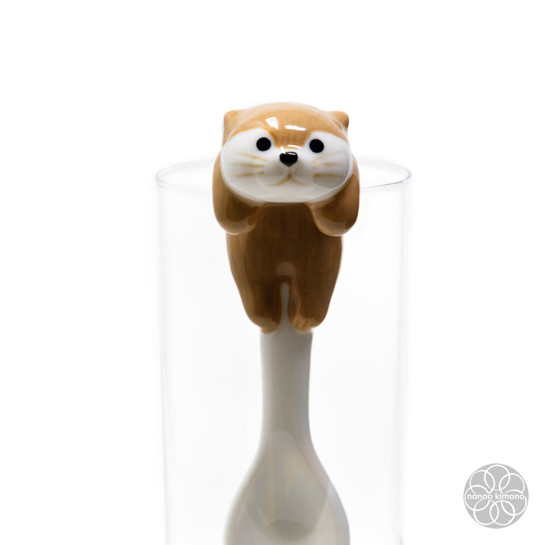 Ceramic Spoon - Otter Latte