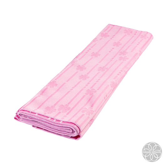 Women's Heko Obi - Reversible Flowers Pink