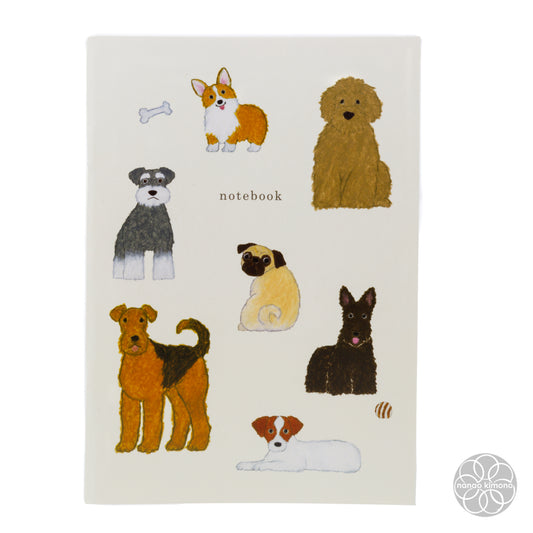 Grid Notebook - A5 Dogs