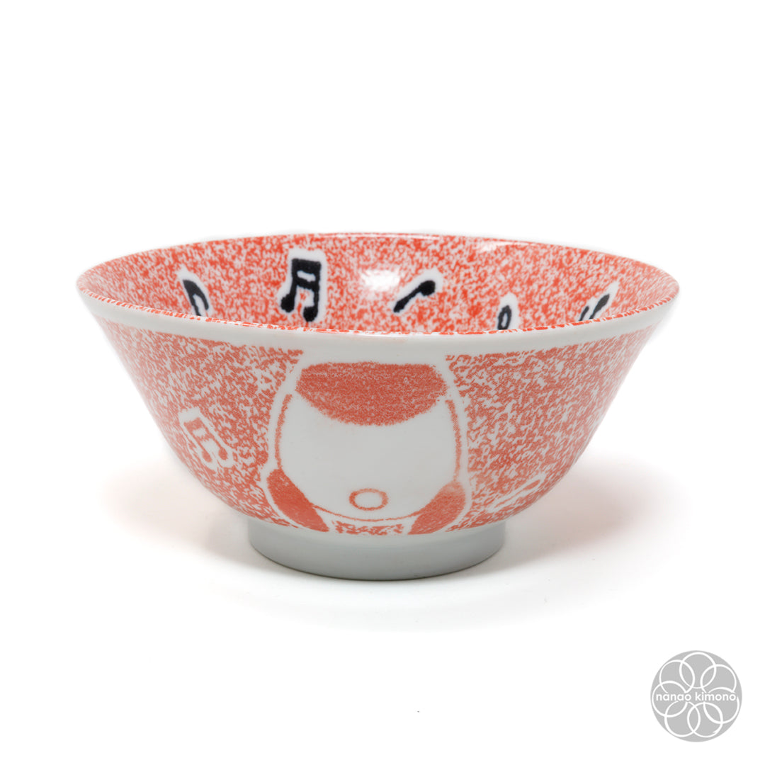 Bowl - Musical Panda Red