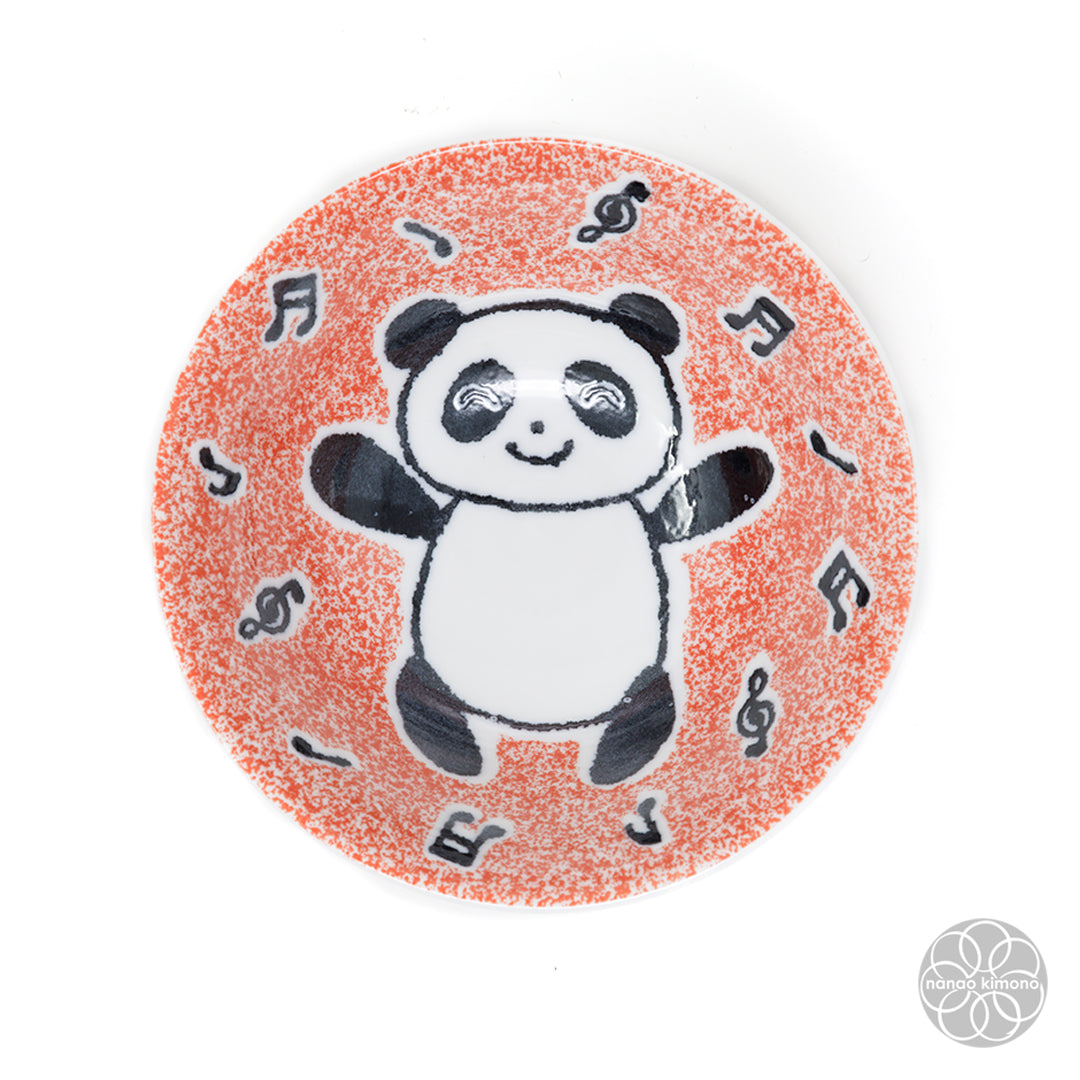 Bowl - Musical Panda Red