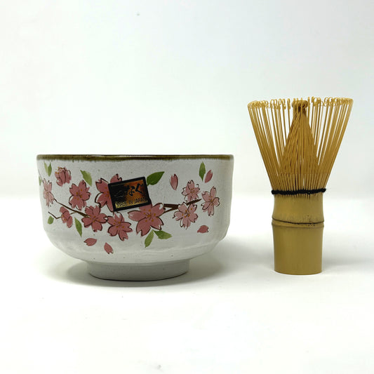 Matcha Cup + Chasen - Sakura