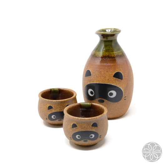 Sake Set - Tanuki (Japanese Raccoon Dog)