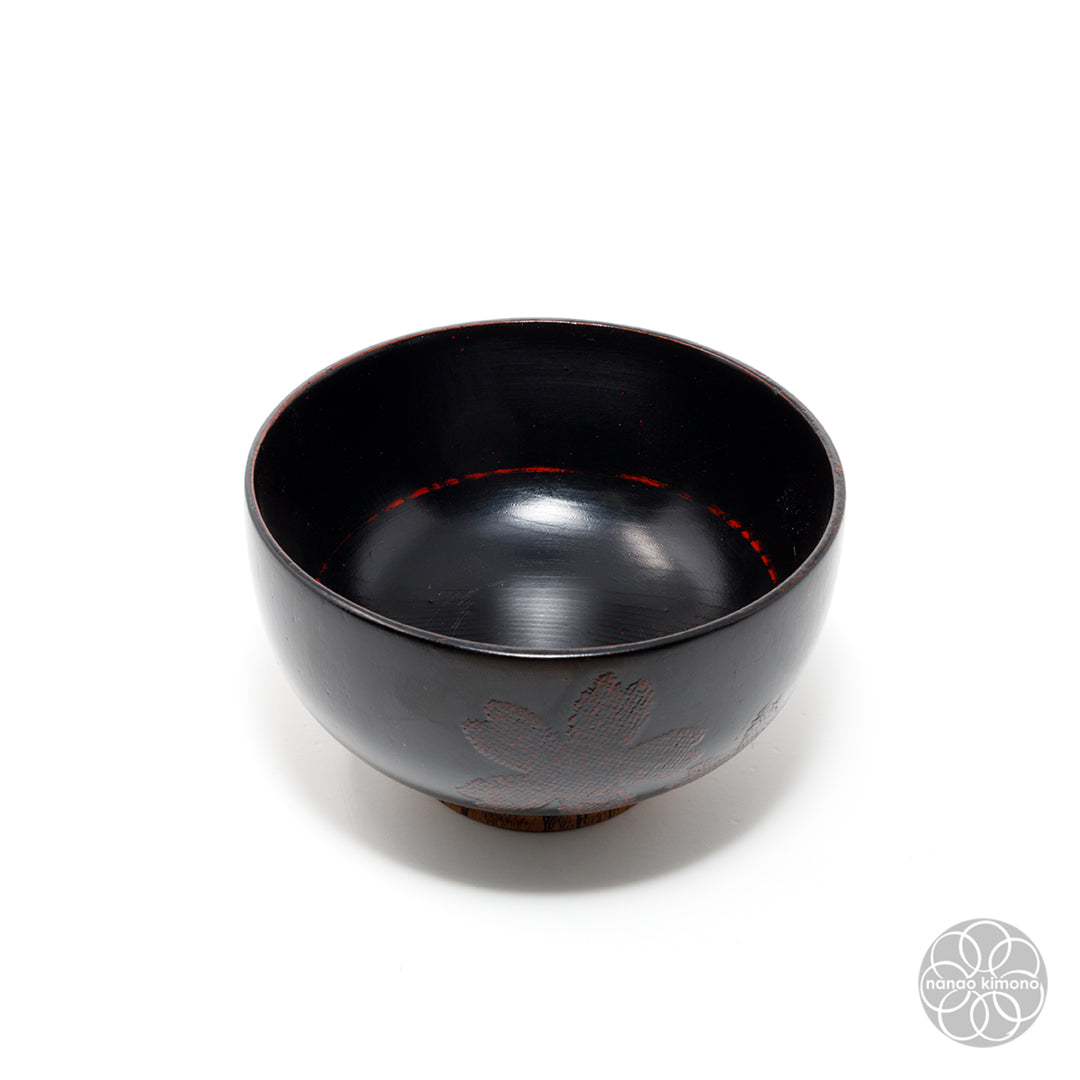 Miso Soup Bowl - Sakura Black