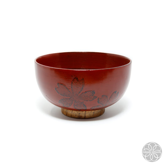 Miso Soup Bowl - Sakura Red