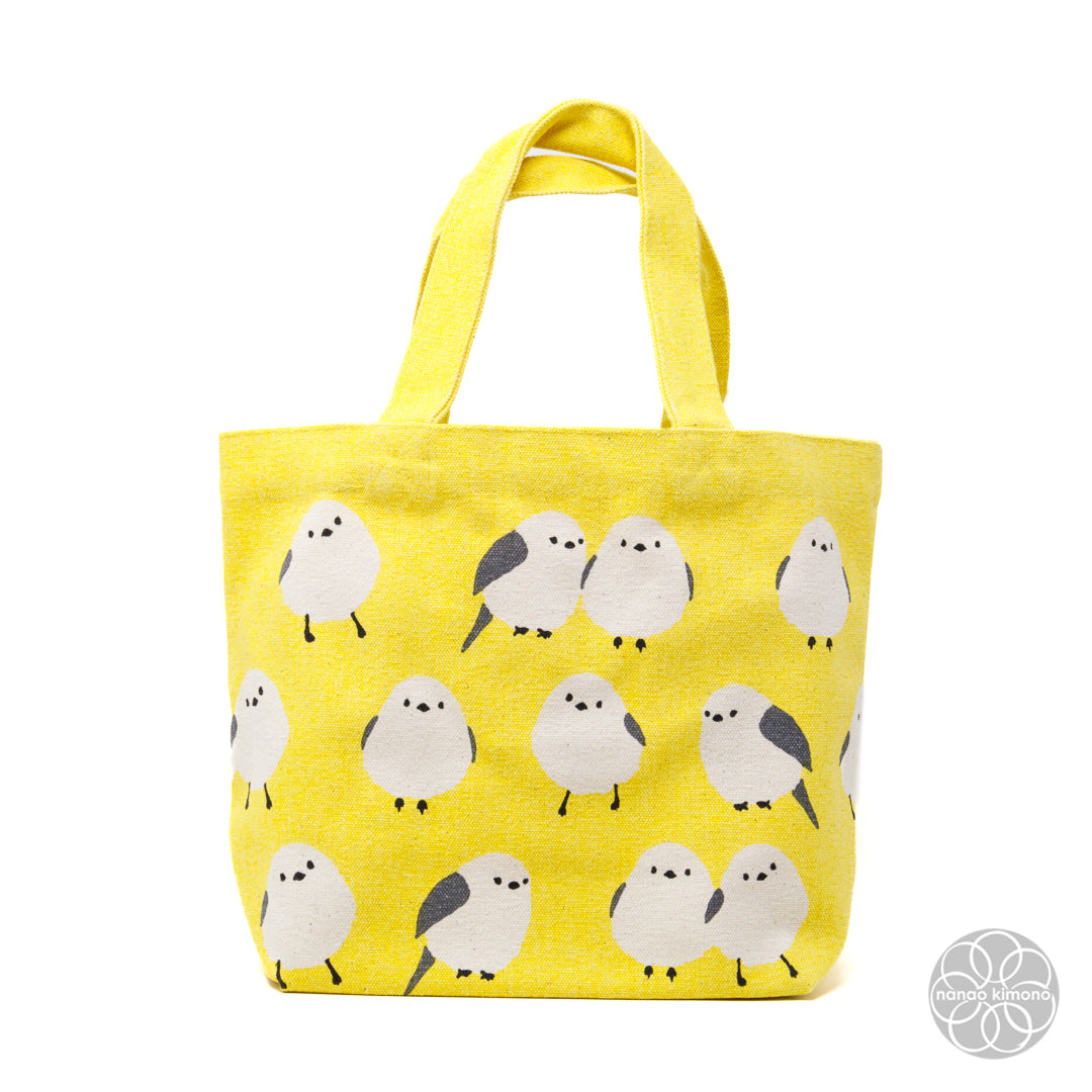 Tote Bag S - Long-tailed Tit Yellow