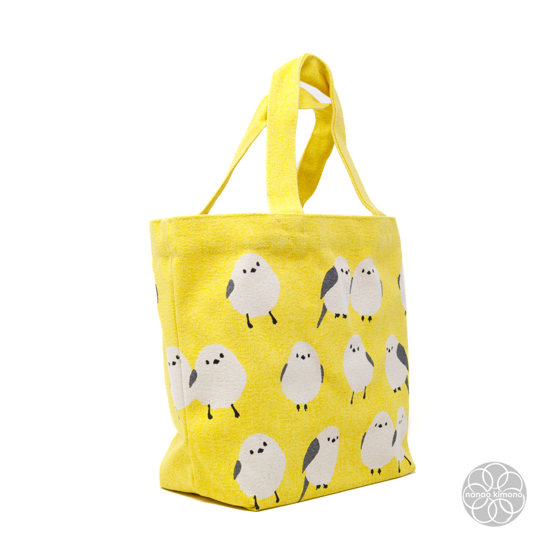 Tote Bag S - Long-tailed Tit Yellow