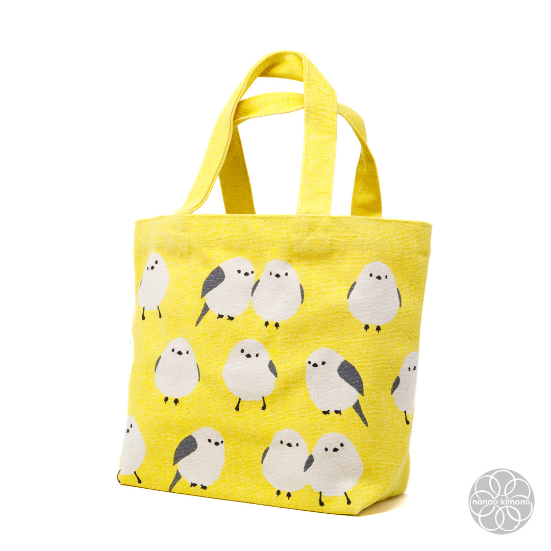 Tote Bag S - Long-tailed Tit Yellow