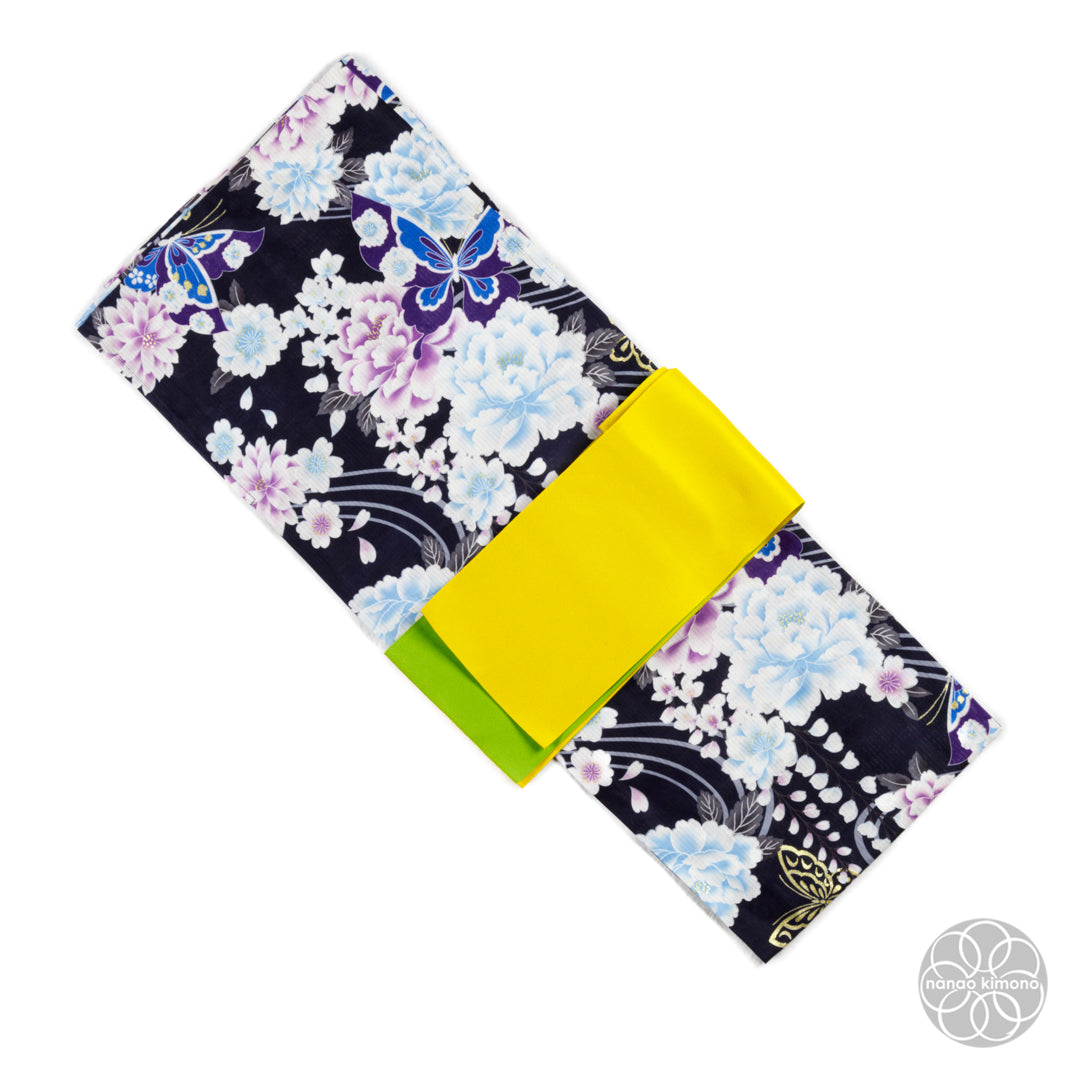 Women's Obi - Reversible Yellow & Light Green