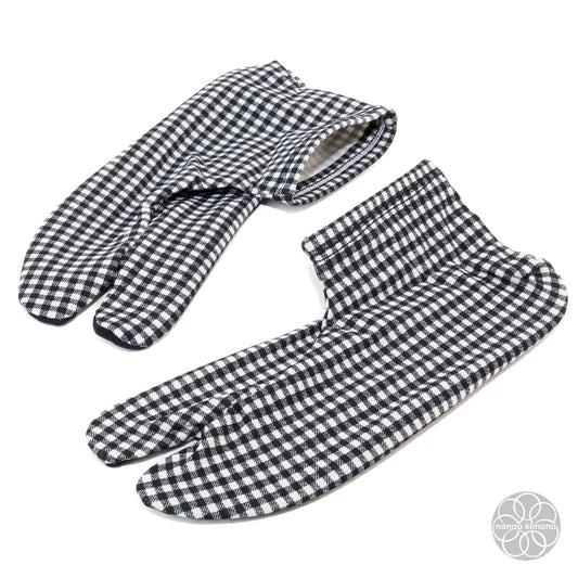 Tabi Socks - Checkered Black