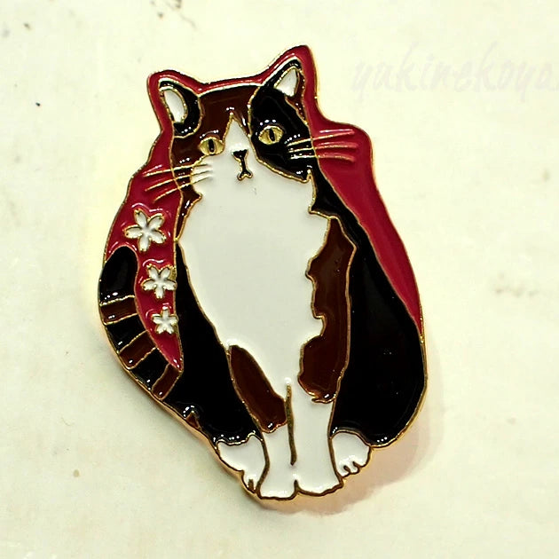 Pin Badge - Sakura Mike Cat
