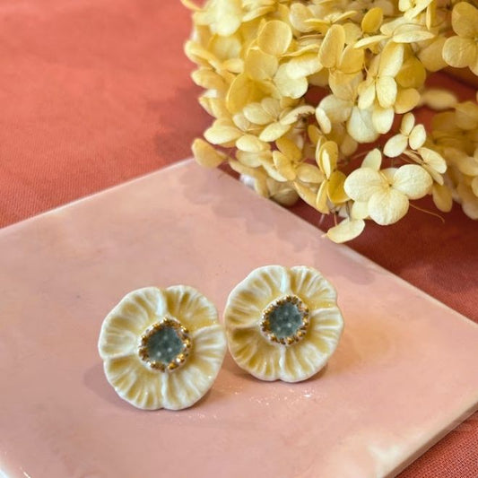 Pierced Earrings - Yuuka Yellow