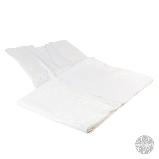 Women's Two-Piece Juban - Sakura on White