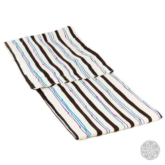 Women's Washable Kimono - Bold Stripes