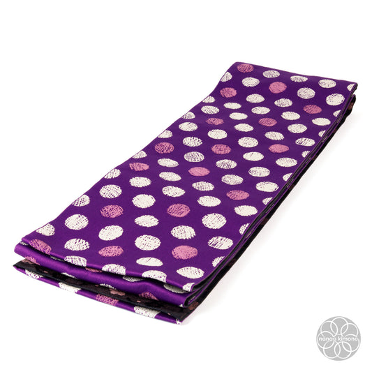 Women's Kimono Obi - Polkadots Reversible