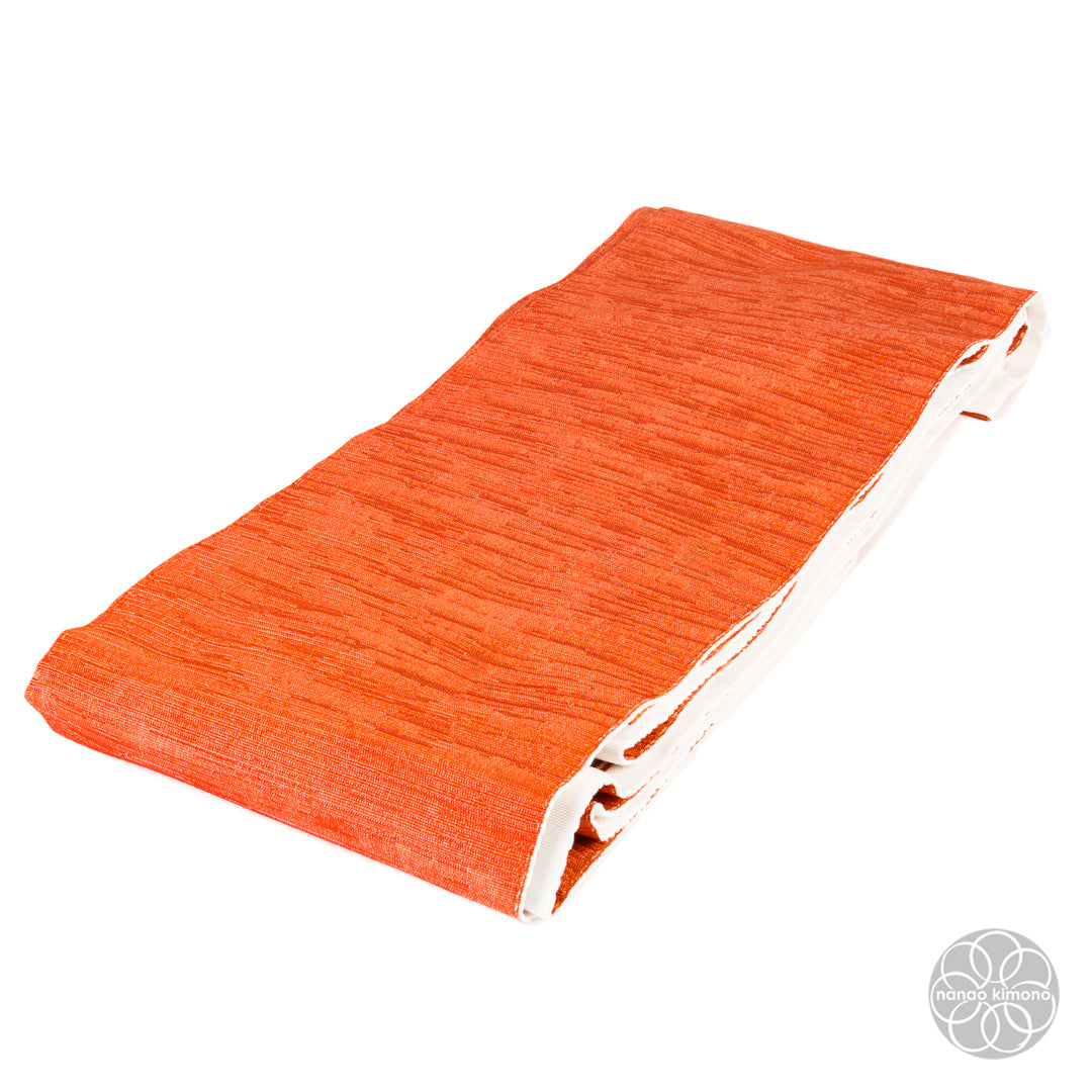 Women's Kimono Obi - Pattern on Orange
