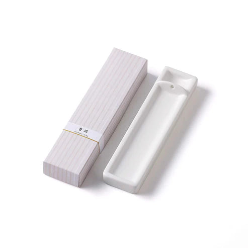 Incense Holder - Long White