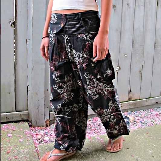 Comfy Pants - Bamboo Leaves