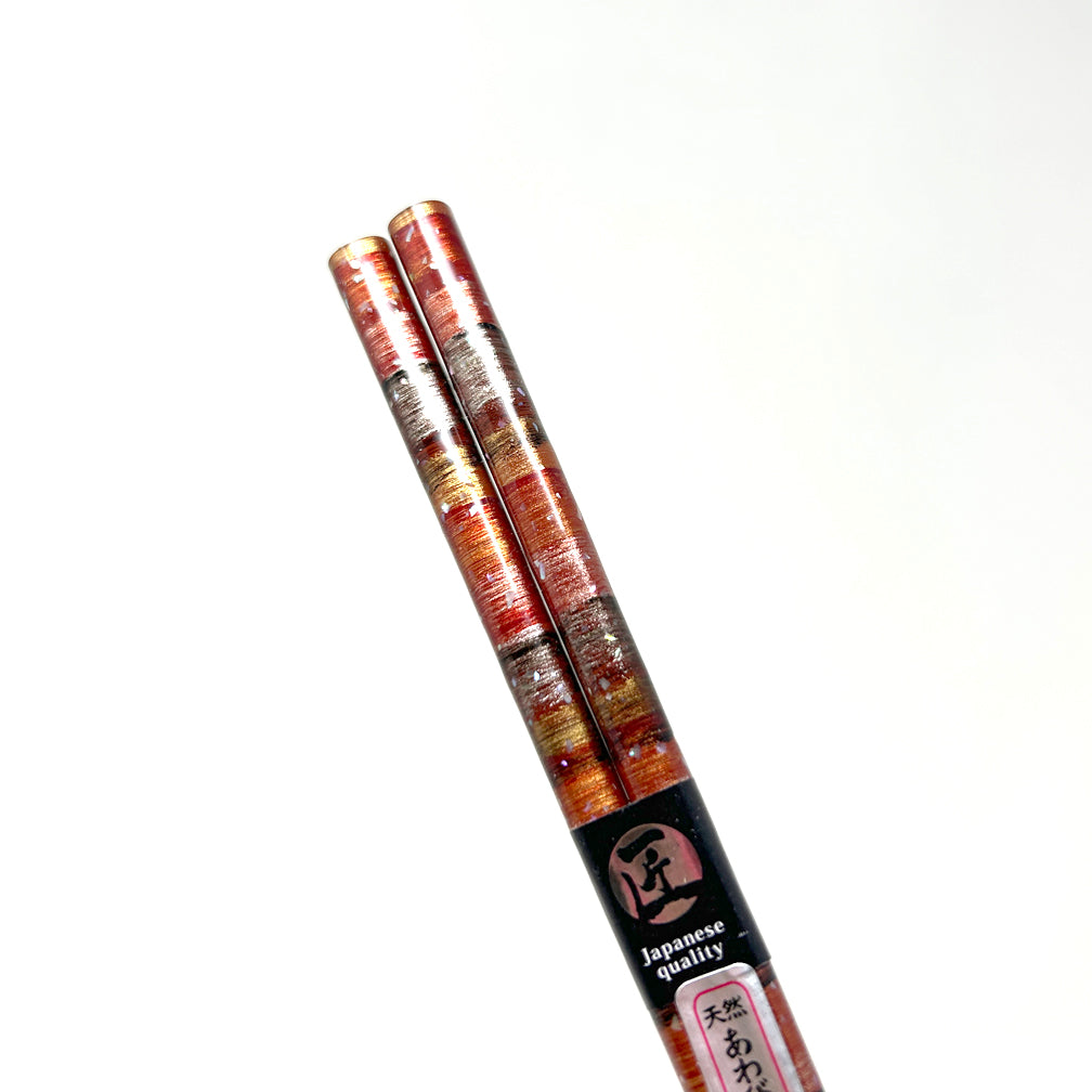 A Pair of Chopsticks - Abalone Shell