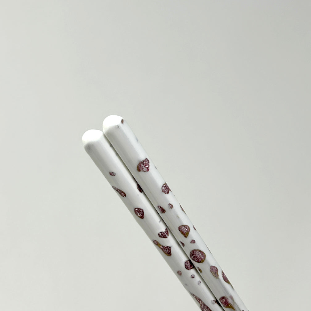 Chopsticks - Gyokusetsu White Red