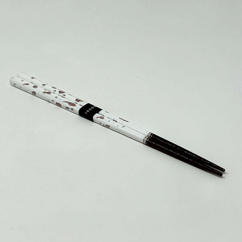 Chopsticks - Gyokusetsu White Red