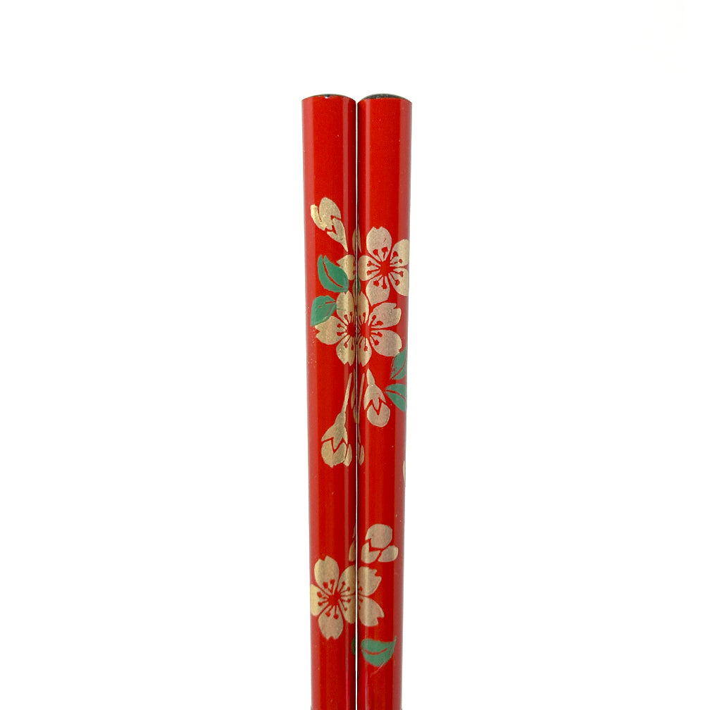 Chopsticks - Noto Sakura Red
