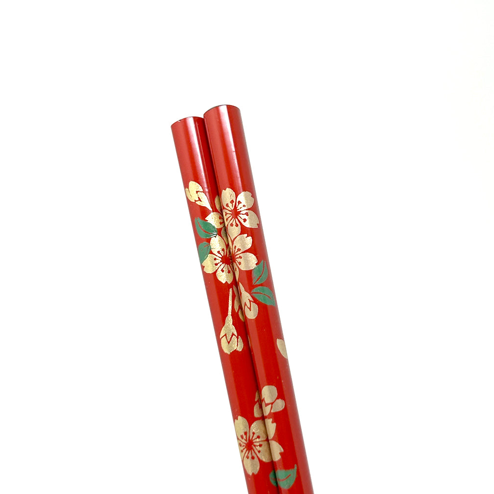 Chopsticks - Noto Sakura Red