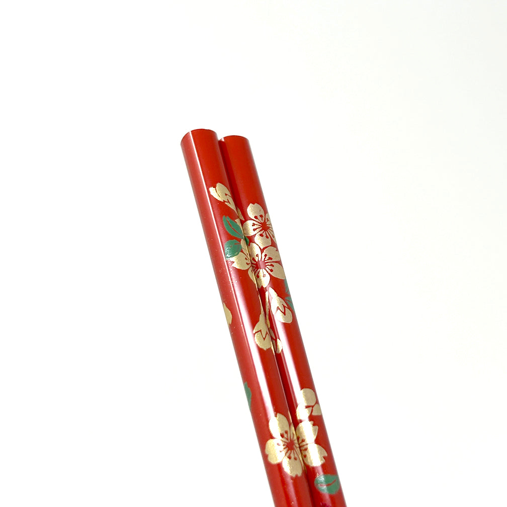 Chopsticks - Noto Sakura Red